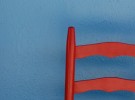Red Chair Blue Wall